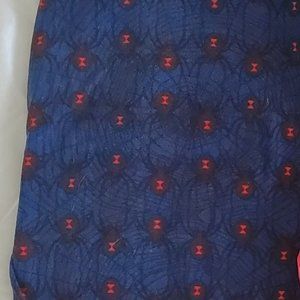 Lularoe Leggings Halloween Legging Blue One Size Spider Print